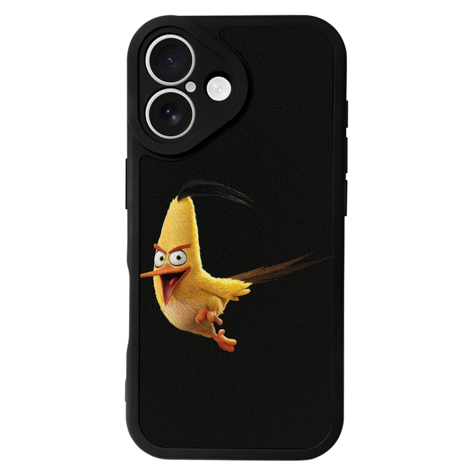 （画像用） Angry Birds アングリーバード 【iPhone 16シリーズ対応】シリコンスマホケース（レザー調） 材質：シリコン